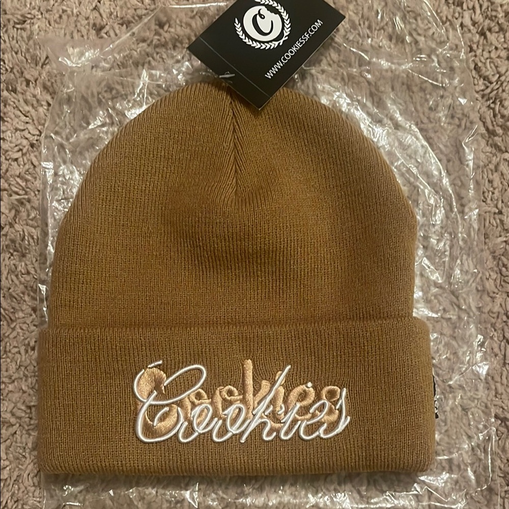 Cookies Tan Beanie Hat